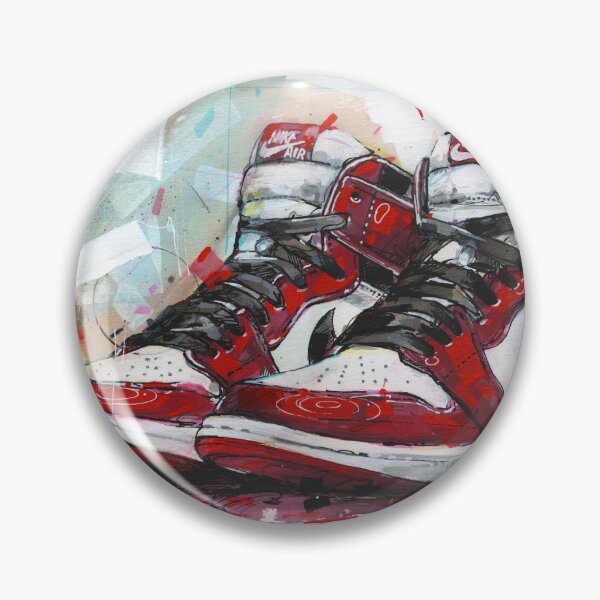 Item preview, Nike Chicago sneaker art designed and sold by GalleryKauffeld.