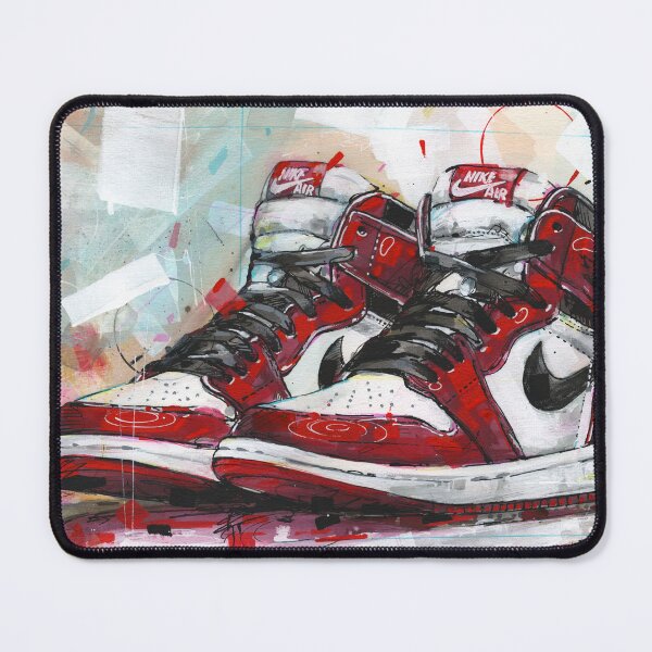 Item preview, Nike Chicago sneaker art designed and sold by GalleryKauffeld.