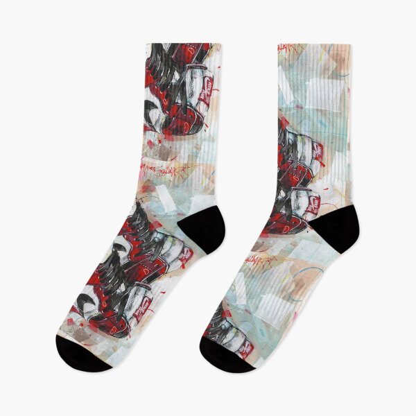 Item preview, Nike Chicago sneaker art designed and sold by GalleryKauffeld.