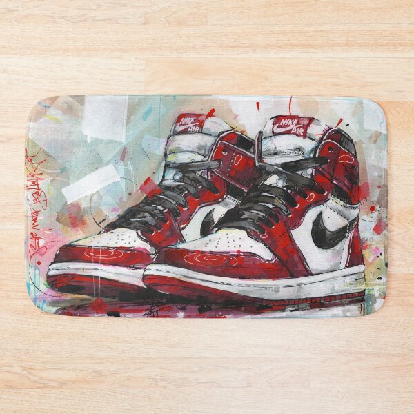 Item preview, Nike Chicago sneaker art designed and sold by GalleryKauffeld.
