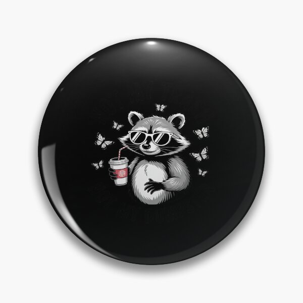 Item preview, Not My Trash Not My Dumpster Funny Raccoon Iced Coffee designed and sold by GasVille.