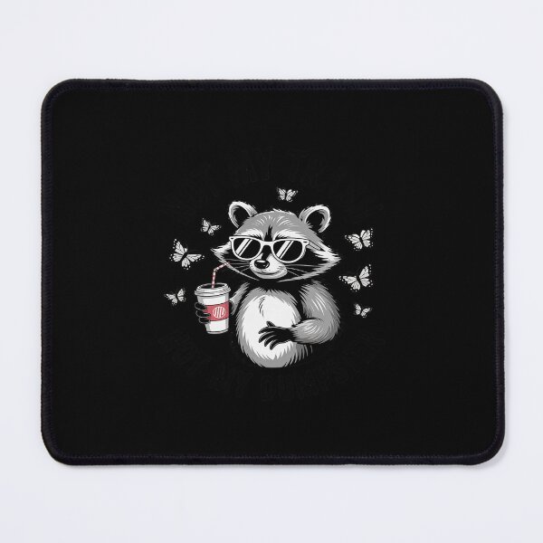 Item preview, Not My Trash Not My Dumpster Funny Raccoon Iced Coffee designed and sold by GasVille.
