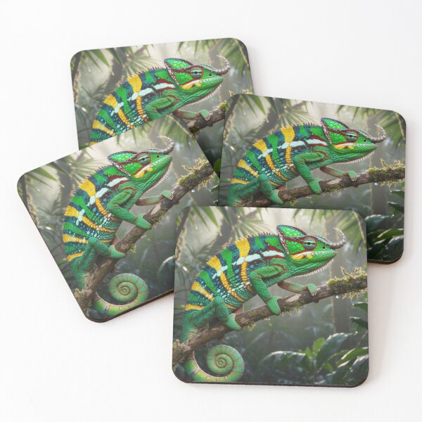 Item preview, Chameleon spirit colors of the Madagascan forest designed and sold by WILDMADADESIGN.