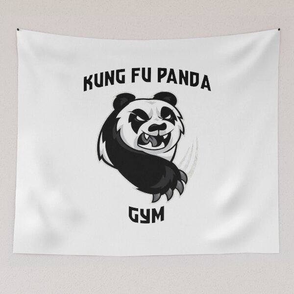 Item preview, Kung-Fu Style Panda Gym Shirt, Martial Arts Panda Workout Tee designed and sold by Rida Faiz.