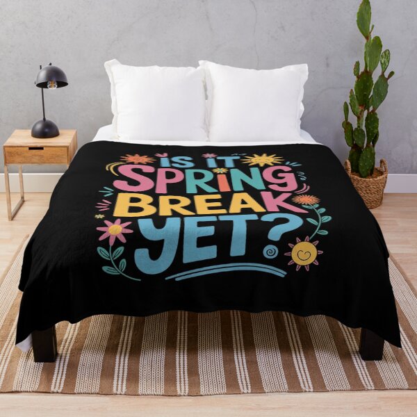 Item preview, Is It Spring Break Yet Floral Pattern  designed and sold by RuthGAArt.