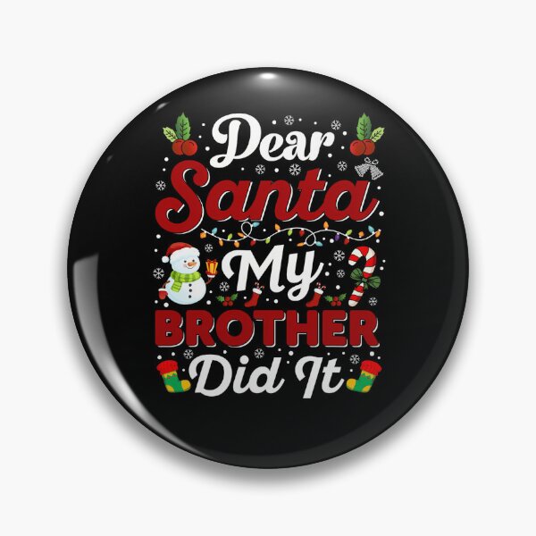 Item preview, Funny Brother Dear Vintage Santa My Holiday It Did Retro Christmas designed and sold by MediarMedic.
