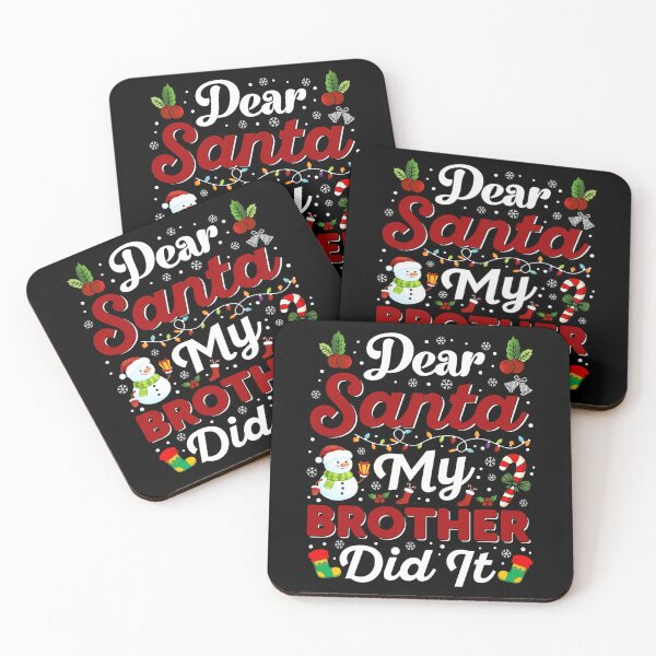 Item preview, Funny Brother Dear Vintage Santa My Holiday It Did Retro Christmas designed and sold by MediarMedic.
