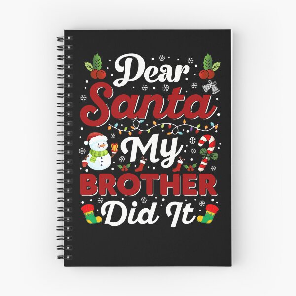 Item preview, Funny Brother Dear Vintage Santa My Holiday It Did Retro Christmas designed and sold by MediarMedic.
