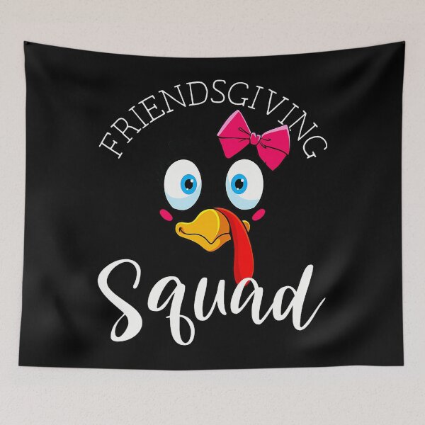 Item preview, Party Squad Thankful Turkey 90s Friends Friendsgiving Humor designed and sold by Daleburuling.