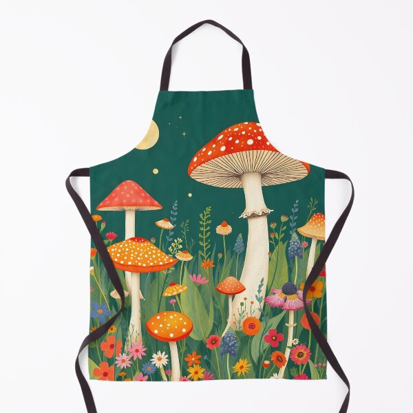 Item preview, Mushrooms and Muscari colorful art designed and sold by Ponted.