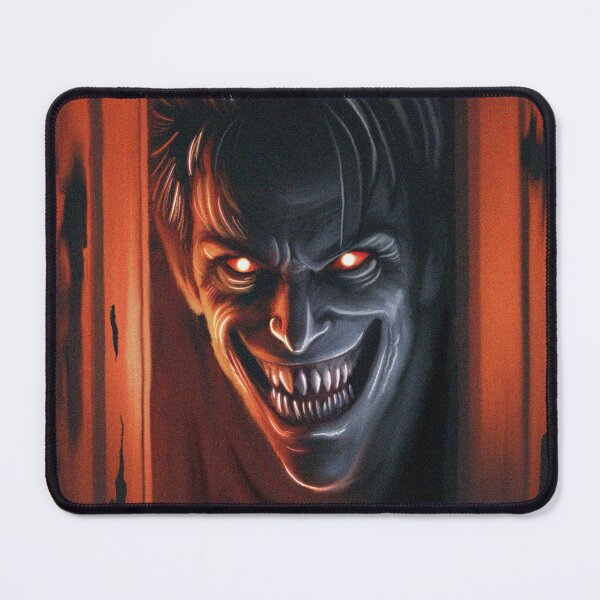 Artikelvorschau, Der gruselige Typ, der durch einen Türspalt schaut – Halloween-Horror-Kunst entworfen und verkauft von Vintage Designs +.
