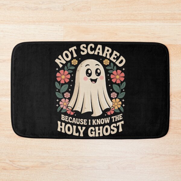 Item preview, Not Scared Because I Know The Holy Ghost Halloween Floral designed and sold by DetroitMug.