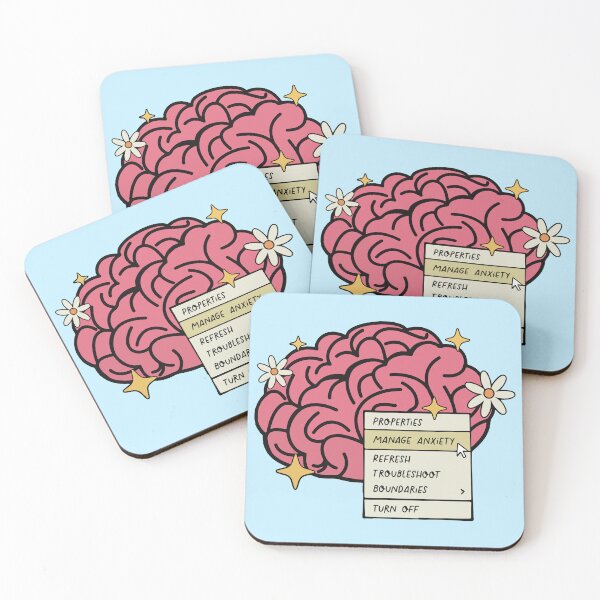 Item preview, Brain properties mange anxiety  designed and sold by BrownHorse90s.