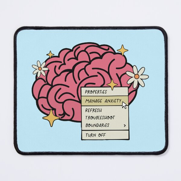 Item preview, Brain properties mange anxiety  designed and sold by BrownHorse90s.