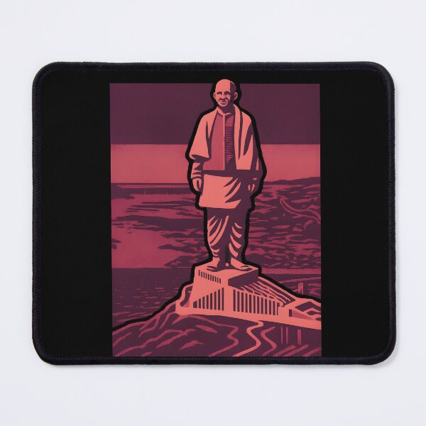 Item preview, Statue of Unity India Shirt – Sardar Patel Violet Duotone Tee designed and sold by WAUZ.