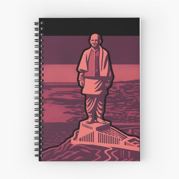 Item preview, Statue of Unity India Shirt – Sardar Patel Violet Duotone Tee   designed and sold by WAUZ.