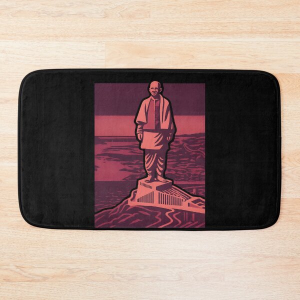 Item preview, Statue of Unity India Shirt – Sardar Patel Violet Duotone Tee   designed and sold by WAUZ.