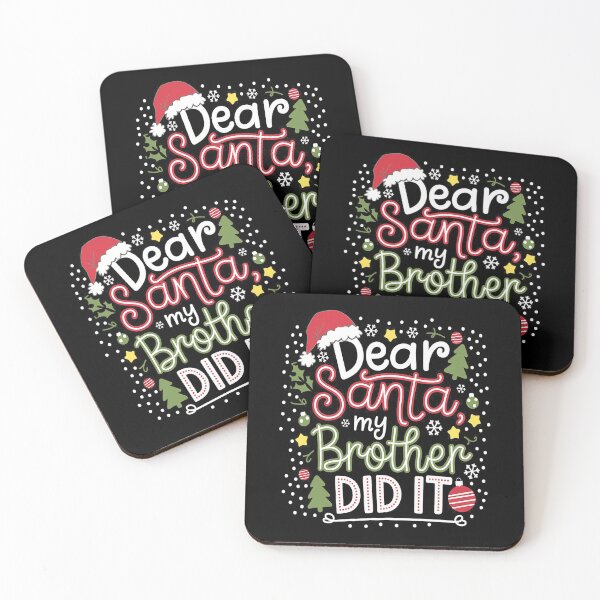 Item preview, Brother Dear Vintage Did It Funny Holiday Retro Christmas Santa My designed and sold by MediarMedic.