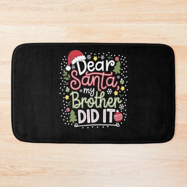 Item preview, Brother Dear Vintage Did It Funny Holiday Retro Christmas Santa My designed and sold by MediarMedic.