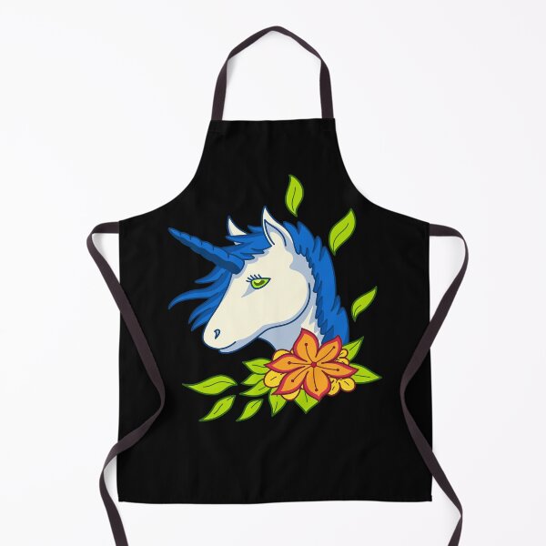 Item preview, Floral Unicorn, Fantasy Art designed and sold by GoldenSunsetBloom.