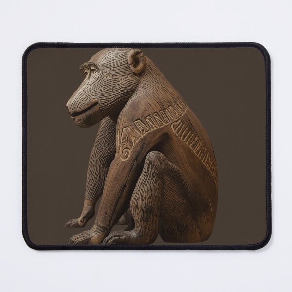Item preview, Wise Baboon Carving — Ancestral Art Digital Presence designed and sold by SavannaStrikes.