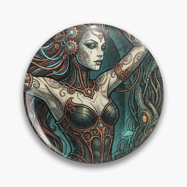 Item preview, Art Nouveau art the Bio Horror Kiss designed and sold by Vintage Designs +.