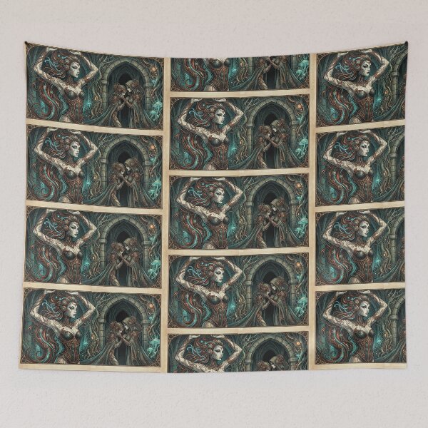 Item preview, Art Nouveau art the Bio Horror Kiss designed and sold by Vintage Designs +.