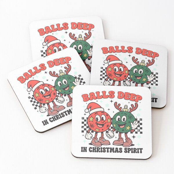 Item preview, Vintage Couple Happy Holiday Balls Quote Deep In Christmas designed and sold by JasonesNance.