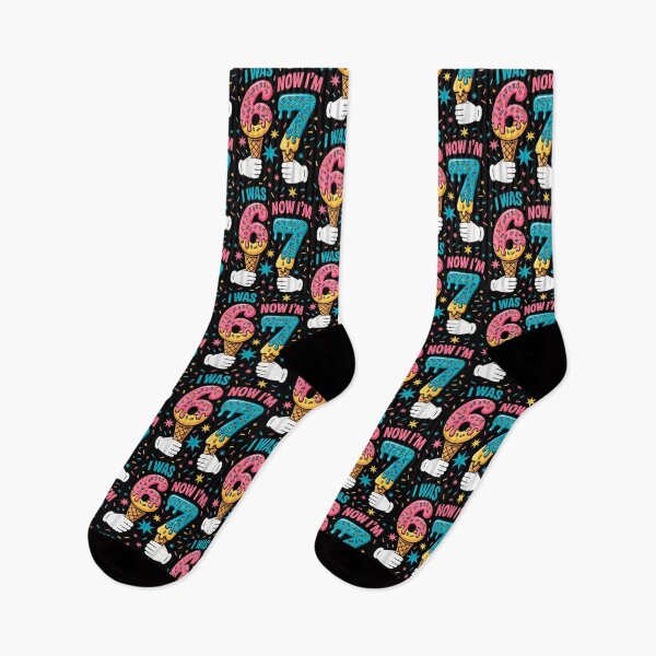 Item preview, 7th Boy I'm 6 Girl Birthday Funny Happy Classic Gift 7 Now I Hands Was designed and sold by RoniShorter.