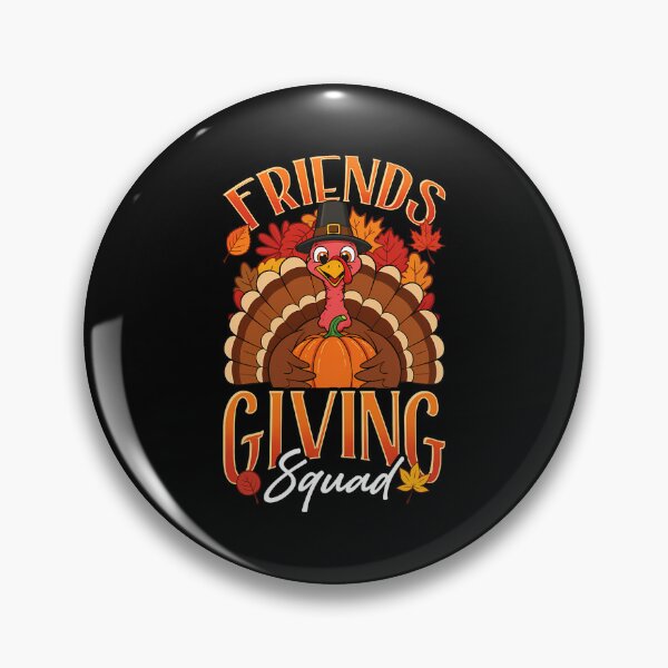 Item preview, Friends 90s Thankful Party Squad Friendsgiving Humor Turkey designed and sold by Daleburuling.