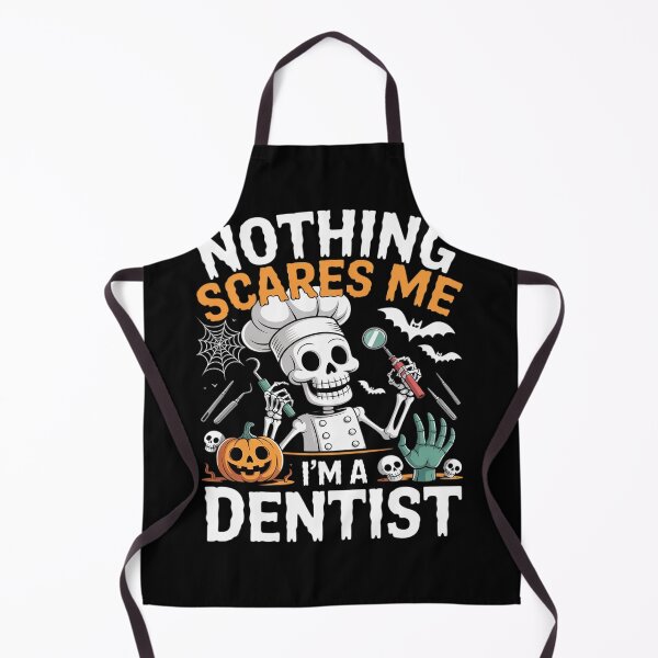 Item preview, Nothing Scares Proud I'm A Dentist Halloween Skeleton designed and sold by DetroitMug.