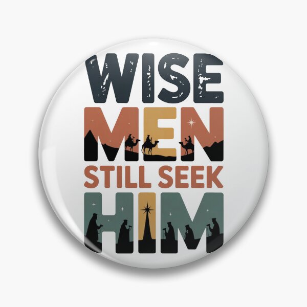 Item preview, Wise Men Still Seek Him Retro Christmas Shirt – Three Kings Religious Faith Bible Pastor Gift designed and sold by WSPrintCrafter.