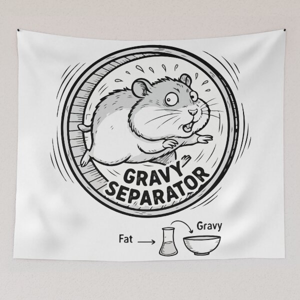 Item preview, Gravy Separator Hamster | Thanksgiving Science designed and sold by SillyPawsStudio.