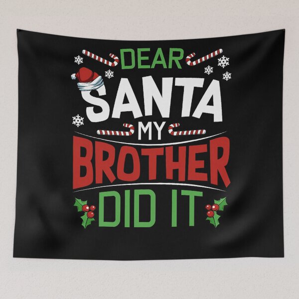 Item preview, Holiday Santa Funny Did Dear It Vintage Christmas Brother Retro My designed and sold by MediarMedic.