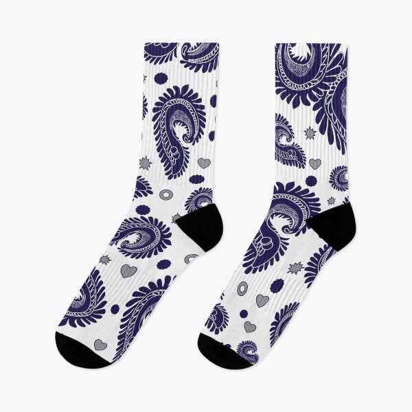 Item preview, A seamless blue Paisley pattern featuring flowing, elegant motifs with classic curved shapes. The design combines traditional Paisley aesthetics with a modern touch designed and sold by Line-Aura.