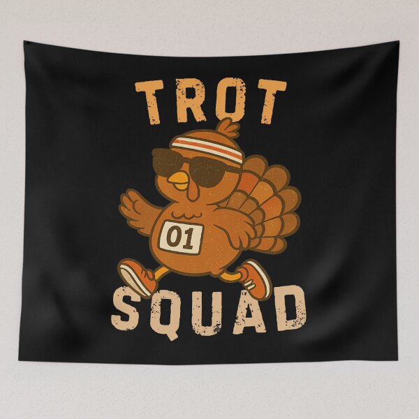 Item preview, Squad 80s Trot Thanksgiving Happy Gobble Fall Cute designed and sold by CalvinVanAuken.