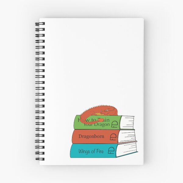 Item preview, By Austin: Red Drake Dragon Sleeping on Books designed and sold by Rebekah Peluszak.