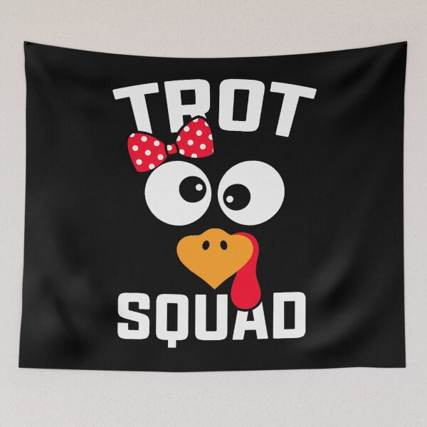 Item preview, Happy 80s Gobble Trot Thanksgiving Cute Squad Fall designed and sold by CalvinVanAuken.