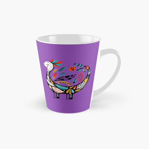 Item preview, Whimsical Dinosaur Sauropod – Scandinavian Folk Art by heidiannemorris © designed and sold by FOLK ART FUSION by heidiannemorris.