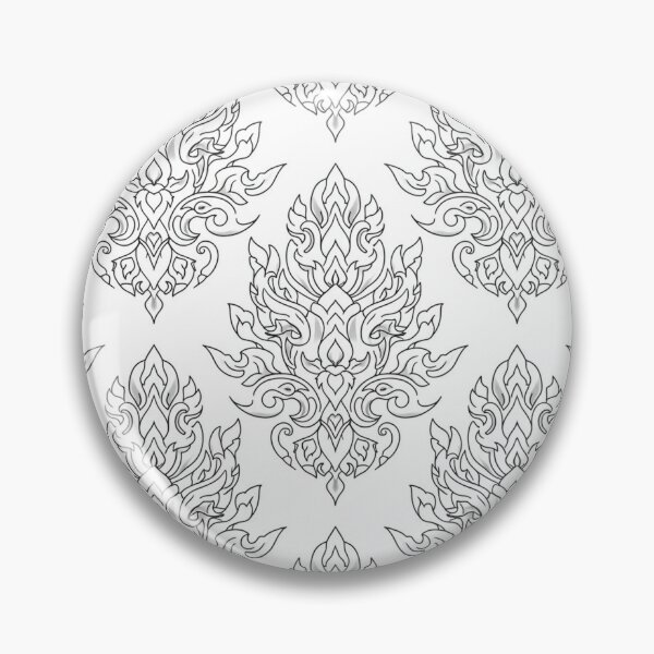 Item preview, Elegant Thai Traditional Kranok Pattern Seamless Design designed and sold by MyEz Style.