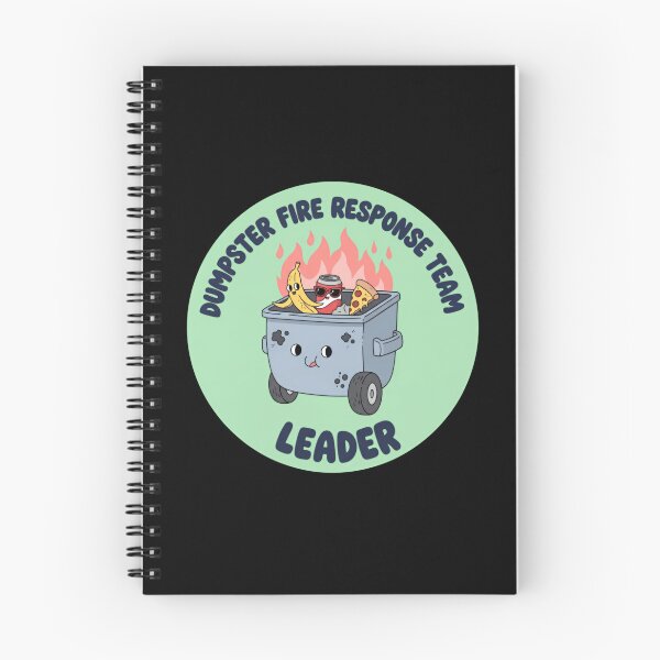 Item preview, Dumpster Fire Response Team Leader Trash Tactician designed and sold by SkeletonsDanger.