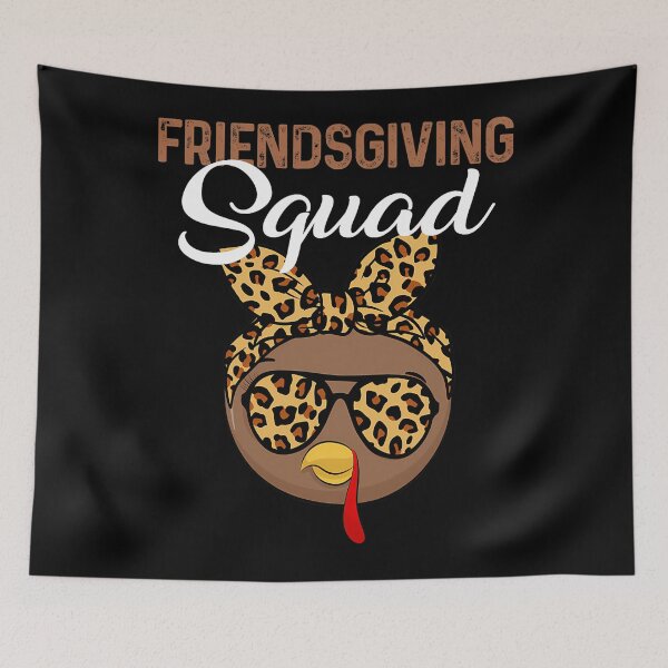 Item preview, Turkey Squad Thankful Friends Humor Friendsgiving 90s Party designed and sold by Daleburuling.