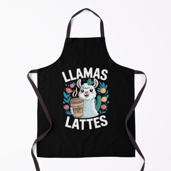 Item preview, Llamas & Lattes Llama & Coffee Lover Floral designed and sold by RuthGAArt.