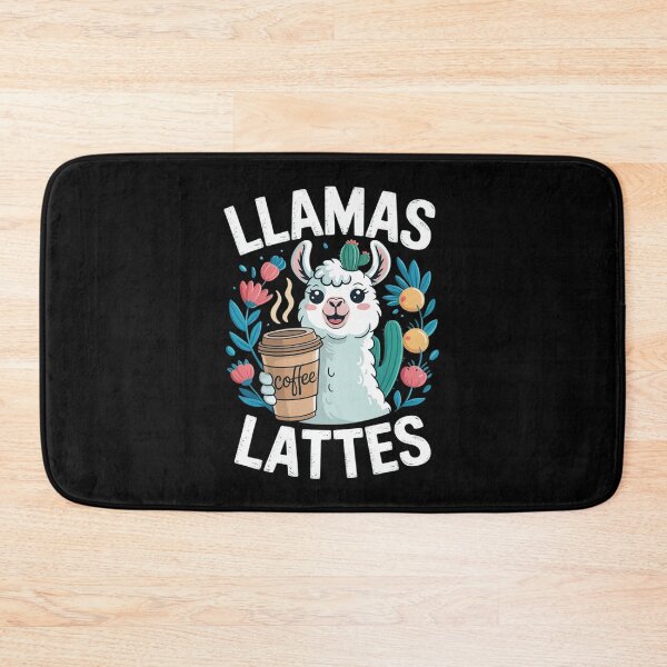 Item preview, Llamas & Lattes Llama & Coffee Lover Floral  designed and sold by RuthGAArt.