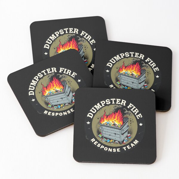 Item preview, Dumpster Fire Response Team Leader Garbage General designed and sold by SkeletonsDanger.