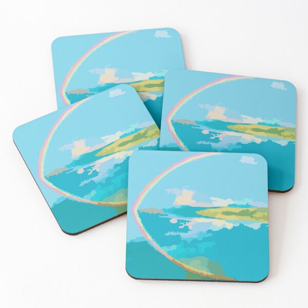 Item preview, Rainbow Reflected on a Lake  designed and sold by AbideInMeGifts.