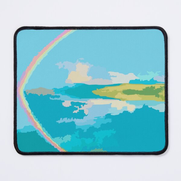 Item preview, Rainbow Reflected on a Lake  designed and sold by AbideInMeGifts.