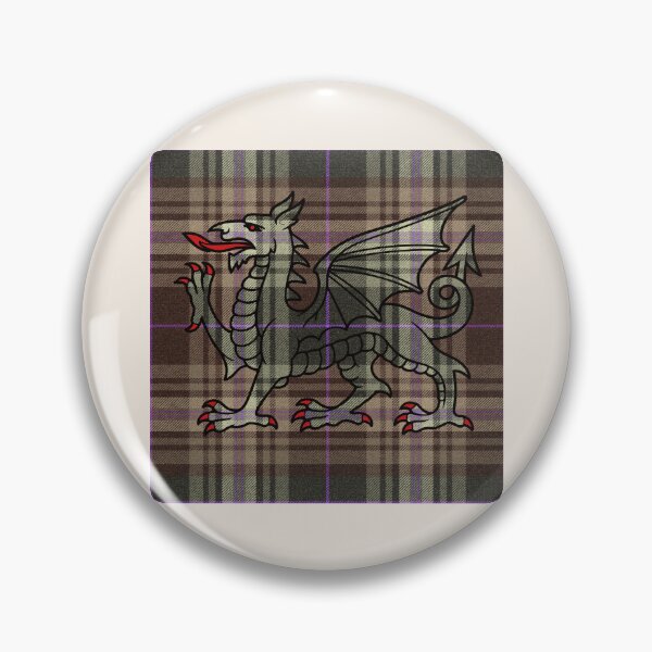 Item preview, Afallon Welsh Tartan – The Island of Apples & y Ddraig Goch - the red dragon v2 designed and sold by WheelieGdArt.