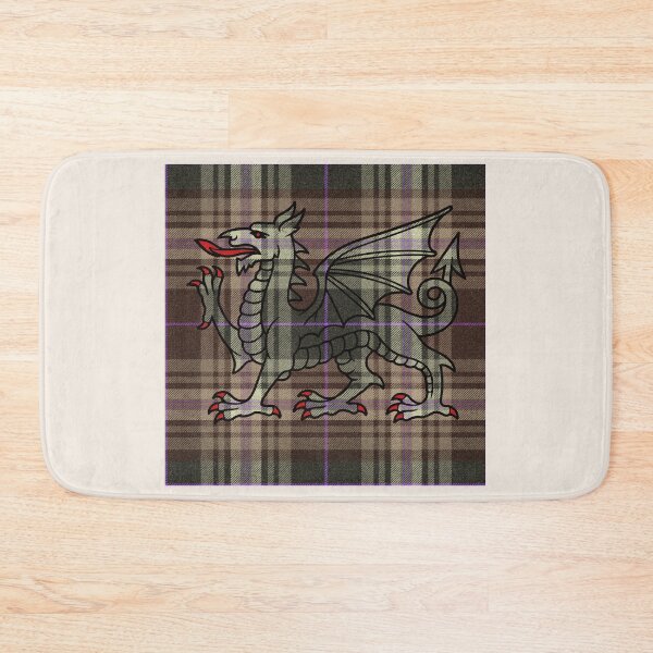 Item preview, Afallon Welsh Tartan – The Island of Apples & y Ddraig Goch - the red dragon v2 designed and sold by WheelieGdArt.