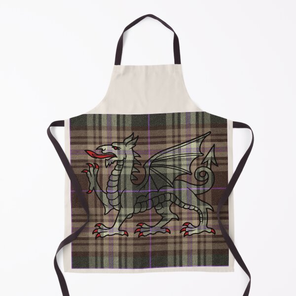 Item preview, Afallon Welsh Tartan – The Island of Apples & y Ddraig Goch - the red dragon v2 designed and sold by WheelieGdArt.